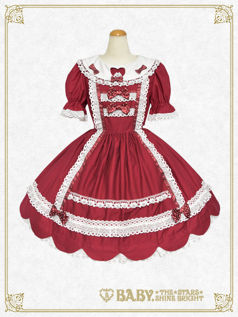 BABY,THE STARS SHINE BRIGHT くみゃちゃん柄ワンピース くみゃちゃんのHeart Sugar Decorationワンピース – BABY, THE STARS