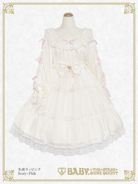 [Pre-order] Little Kitten Lunaria♡ Stripe One-Piece Dress