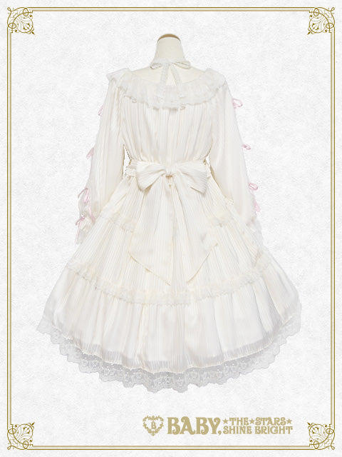 [Pre-order] Little Kitten Lunaria♡ Stripe One-Piece Dress
