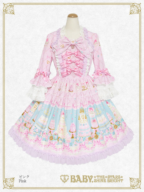 ワンピース PrincessEntremetsADreamin a Sweet Castle Princess Entremets～A Dream in a Sweet Castle～柄ワンピース – BABY