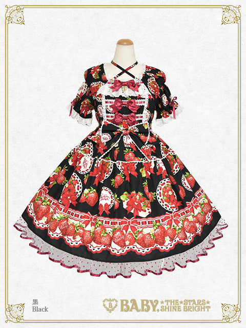 予約】Love's Strawberry Afternoon Tea柄 ワンピース – BABY, THE