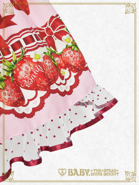 [Pre-order] Love’s Strawberry Afternoon Tea One-Piece Dress