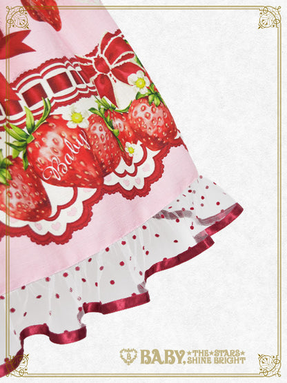 [Pre-order] Love’s Strawberry Afternoon Tea One-Piece Dress