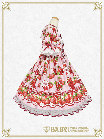 [Pre-order] Love’s Strawberry Afternoon Tea One-Piece Dress