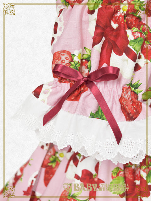 Love's Strawberry Afternoon Tea One-Piece Dress – BABY, THE STARS