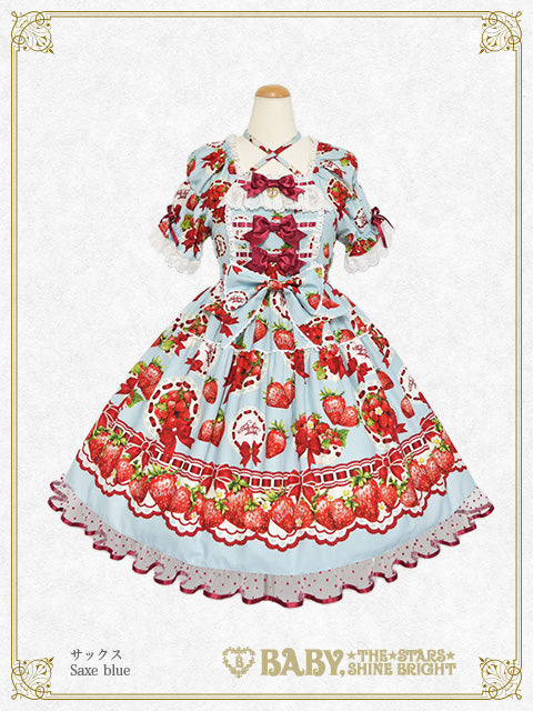 予約】Love's Strawberry Afternoon Tea柄 ワンピース – BABY, THE