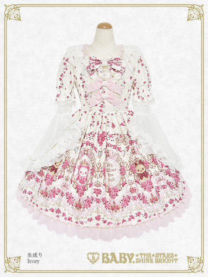 【予約】くみゃちゃんの La Princesse Éternelle柄 ワンピース