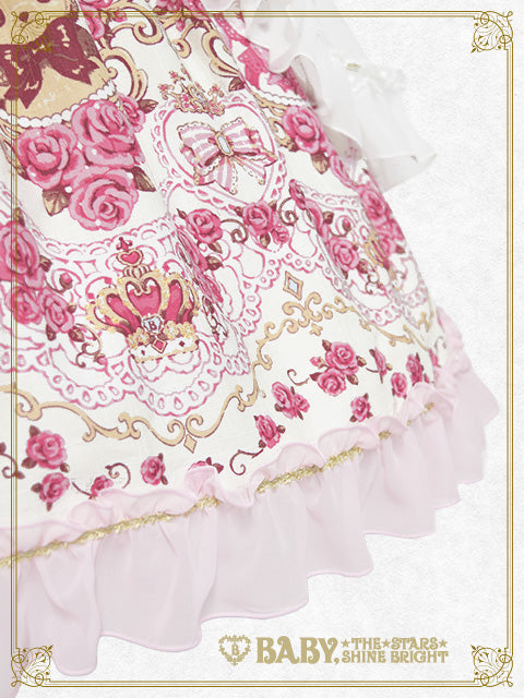 【予約】くみゃちゃんの La Princesse Éternelle柄 ワンピース