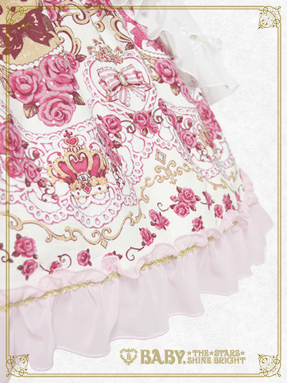 【予約】くみゃちゃんの La Princesse Éternelle柄 ワンピース