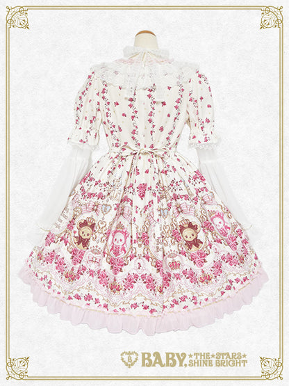 【予約】くみゃちゃんの La Princesse Éternelle柄 ワンピース