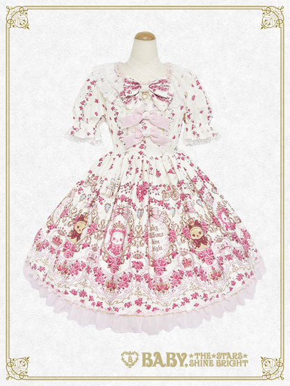 【予約】くみゃちゃんの La Princesse Éternelle柄 ワンピース