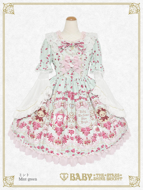【予約】くみゃちゃんの La Princesse Éternelle柄 ワンピース
