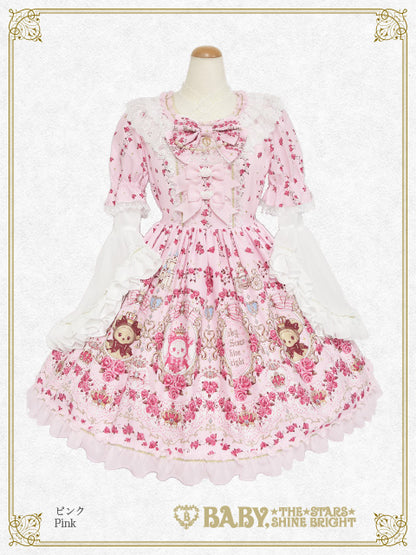 【予約】くみゃちゃんの La Princesse Éternelle柄 ワンピース