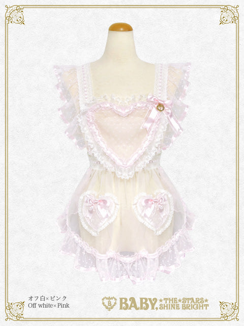【予約】Hearty Sugar Doll オーガンジーエプロン
