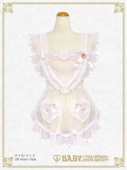 【予約】Hearty Sugar Doll オーガンジーエプロン