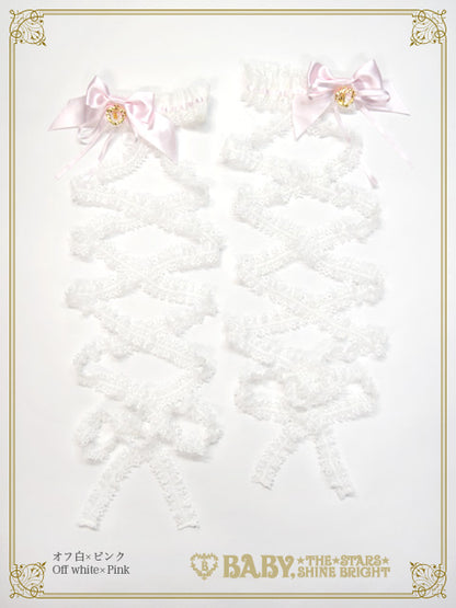 [Pre-order] Sweetheart Dreamy Latte Sock garter