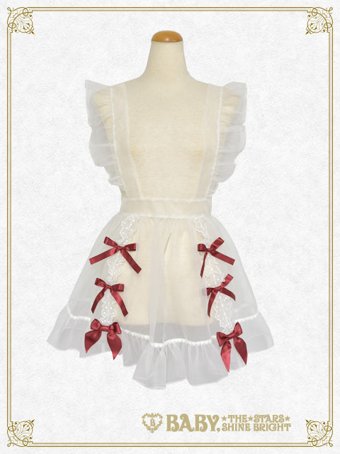 Organdy Ribbon heart apron