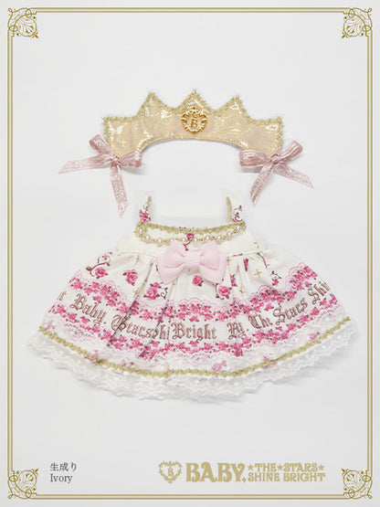 【予約】くみゃちゃんの La Princesse Éternelle柄 くみゃちゃんジャンパースカート