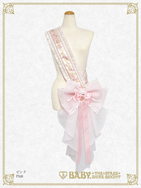 【予約】くみゃちゃんのPrincess Ribbonette 大きなおリボンバレッタ付きエシャルプ