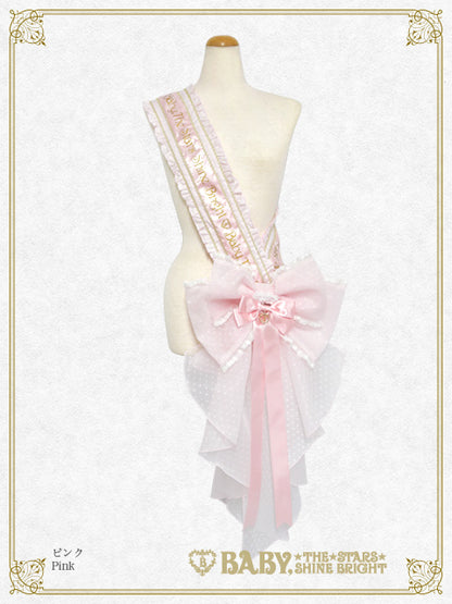 【予約】くみゃちゃんのPrincess Ribbonette 大きなおリボンバレッタ付きエシャルプ