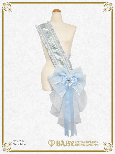 【予約】くみゃちゃんのPrincess Ribbonette 大きなおリボンバレッタ付きエシャルプ