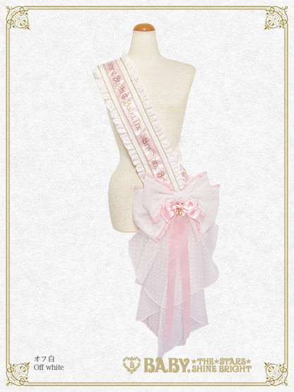【予約】くみゃちゃんのPrincess Ribbonette 大きなおリボンバレッタ付きエシャルプ