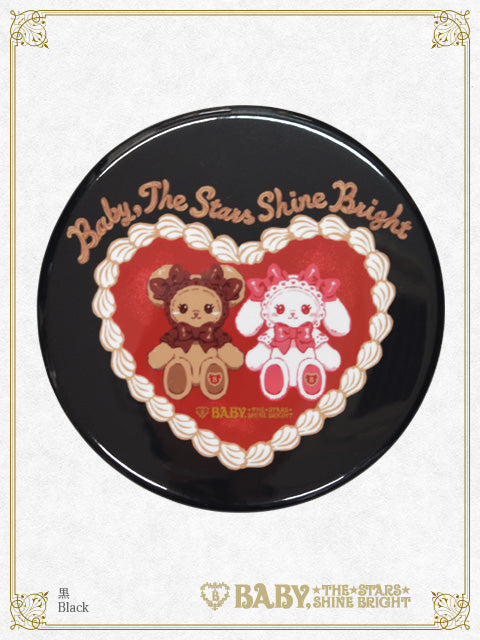 くみゃちゃんのSweet Baby Love Heart柄 Big 缶バッジ – BABY, THE