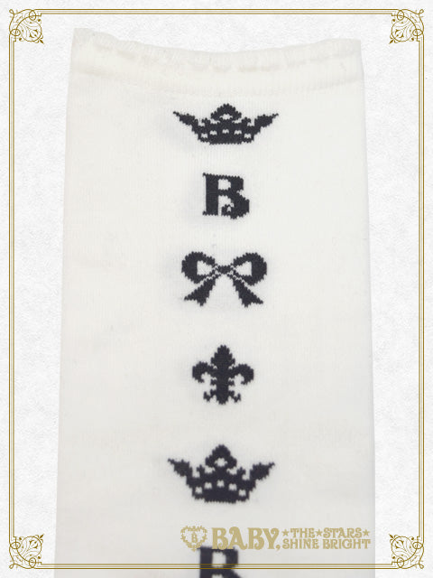 Baby Crown Ribbon Over-knee socks