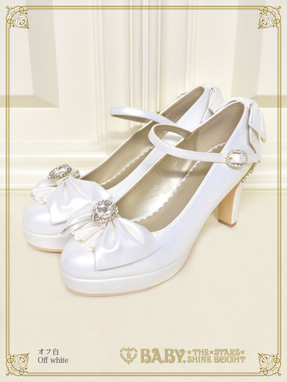 Cinderellaクリスタルハートパンプス
