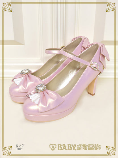 Cinderellaクリスタルハートパンプス