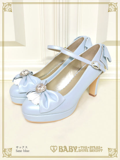 Cinderellaクリスタルハートパンプス