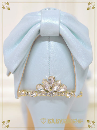 Cinderellaクリスタルハートパンプス