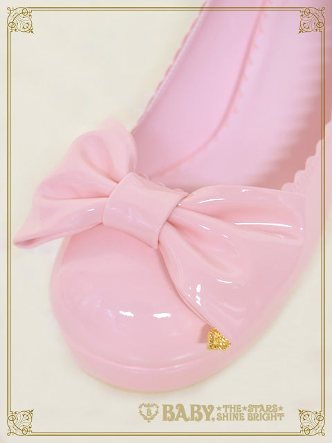 Princess Drop Embroidered Enamel Dolly Shoes