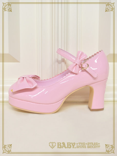 Princess Drop Embroidered Enamel Dolly Shoes