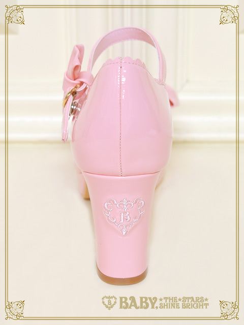 Princess Drop Embroidered Enamel Dolly Shoes