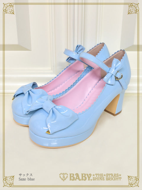 Princess Drop Embroidered Enamel Dolly Shoes