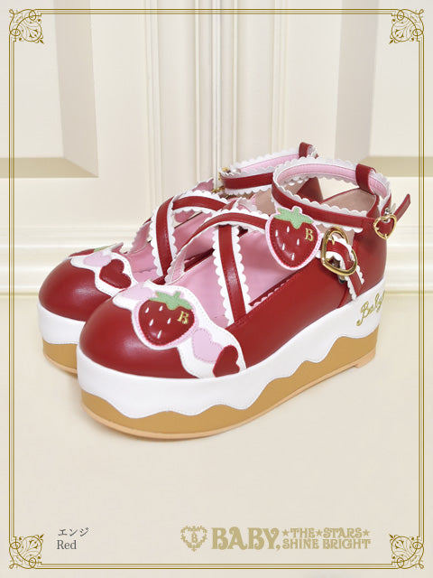 [Pre-order] Sweet Strawberry Cake Shoes