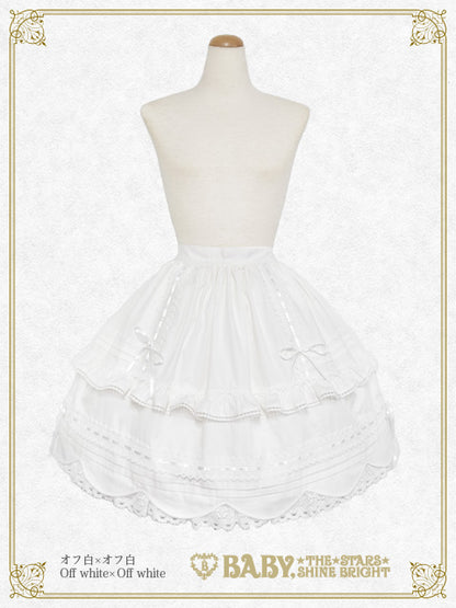 【予約】裾スカラップスカート