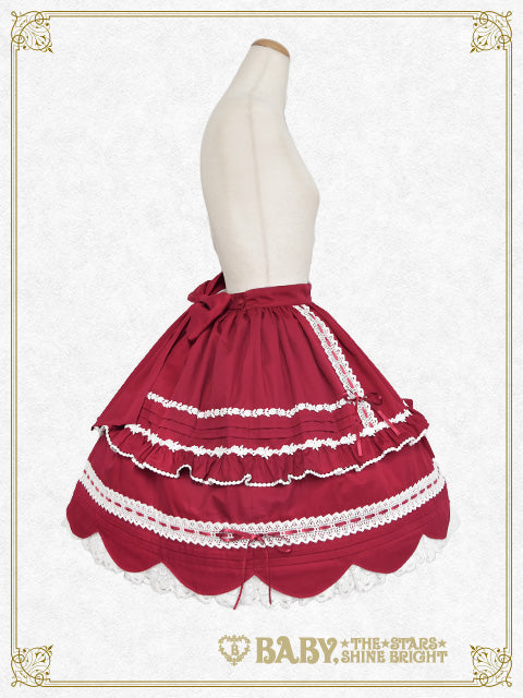 【予約】裾スカラップスカート