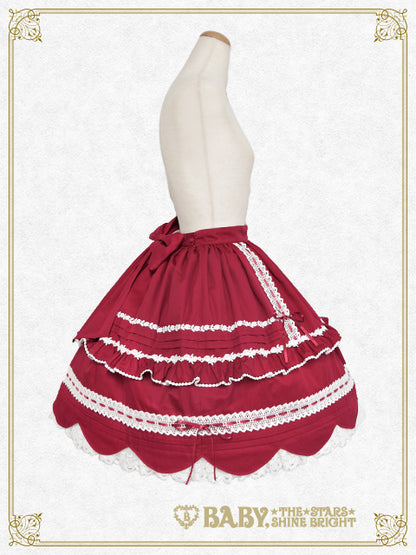 【予約】裾スカラップスカート