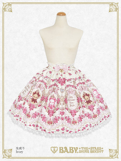 【予約】くみゃちゃんの La Princesse Éternelle柄 スカート