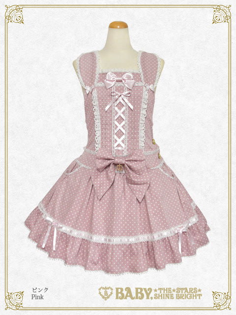 Pre-order] Dot twill Rabbit Salopette – BABY, THE STARS SHINE BRIGHT