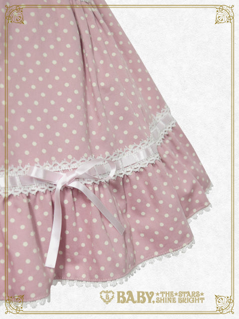 [Pre-order] Dot twill Rabbit Salopette