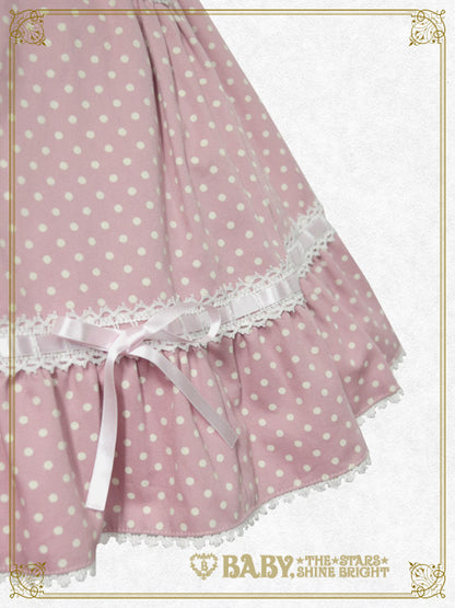[Pre-order] Dot twill Rabbit Salopette