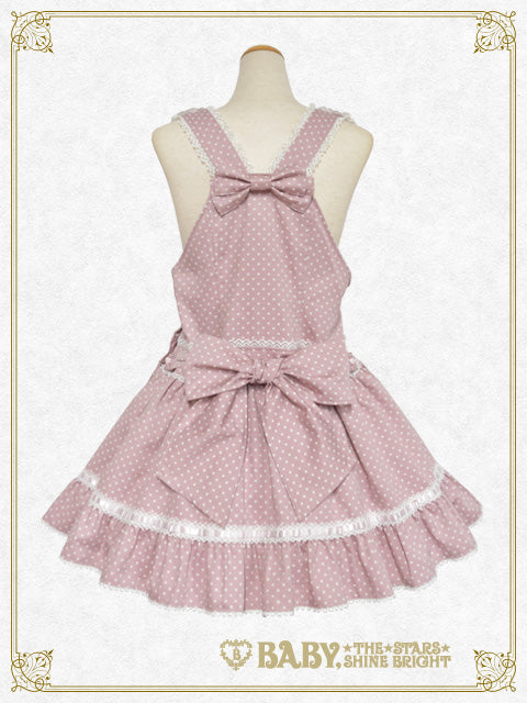 [Pre-order] Dot twill Rabbit Salopette
