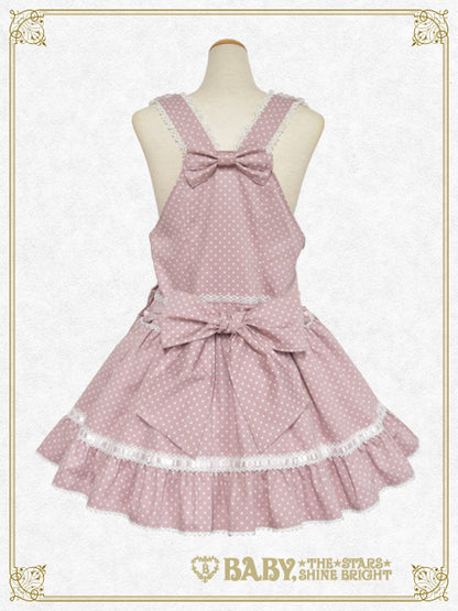 [Pre-order] Dot twill Rabbit Salopette