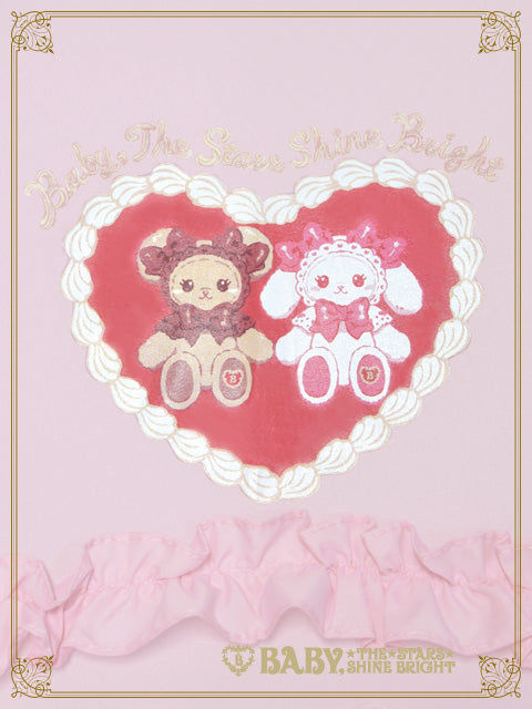 BABY♡くまくみゃちゃんアンブレラ クロ くみゃちゃんのSweet Baby Love Heart プリントアンブレラ – BABY, THE