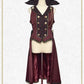 Prince of the Pale glimmer light and the Deep red darkness long vest