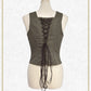 Corset style vest