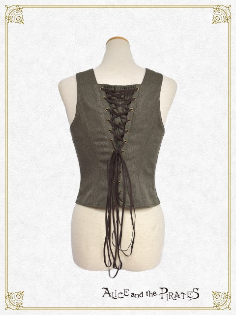 Corset style vest